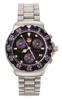 TAG Heuer Formula 1 Chronograph Quartz Stainless Steel / Black / Bracelet